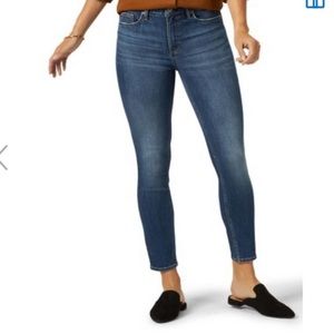 Lee high rise skinny ankle jeans